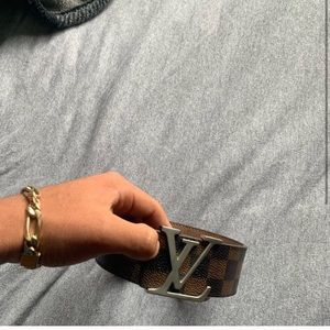 LV BELT BROWN N BLACK 30-32